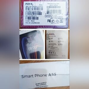 Foxx Smart Phone A55 in Black